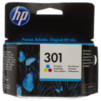 HP 301 TRI-COLOR (CH562EE) - CIANO + MAGENTA + YELLOW - CARTUCCIA ORIGINALE HPCH562EE
