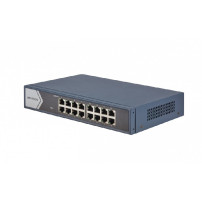 HIKVISION DS-3E0516-E - DESKTOP SWITCH 16 PT 10/100/1000M RJ45 CASE METALLO HIKDS-3E0516-E
