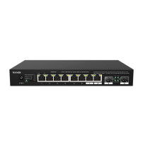 TENDA TEM2010F - SWITCH ETHERNET 8 PORTE 2.5 GBPS + 2 PORTE SFP 2.5 GBPS TENTEM2010F