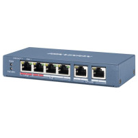 HIKVISION DS-3E0106HP-E - UNMANAGED SWITCH 4PT POE 10/100 2PT UPLINK 1PT HI-POE 60W HIKDS-3E0106HP-E