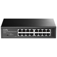 CUDY FS1016 - SWITCH 16 PT 10/100 MBPS - METAL CHASSIS CUDFS1016