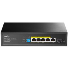 CUDY GS1005PTS1 - SWITCH 5 PT GIGABIT POE+ - 1 SFP PT 120W CUDGS1005PTS1