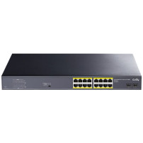 CUDY GS1020PS2 - SWITCH 16 PT GIGABIT POE+ - 2 GIGABIT SFP PT 200W CUDGS1020PS2