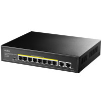CUDY GS1010PE - UNMANAGED SWITCH 10 PT POE+ 120W CUDGS1010PE