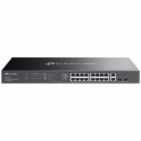 OMADA (TP-LINK) ES220GMP - SWITCH EASY MANAGED 20 PT LAN GIGABITCON 16 PT POE+ - MONT. RACK 1U 19"" TPLES220GMP