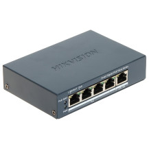 HIKVISION DS-3E1505P-EI/M - SWITCH 4PT GIGABIT POE + 1PT GIGABIT RJ45, 45W HIKDS-3E1505P-EI-M