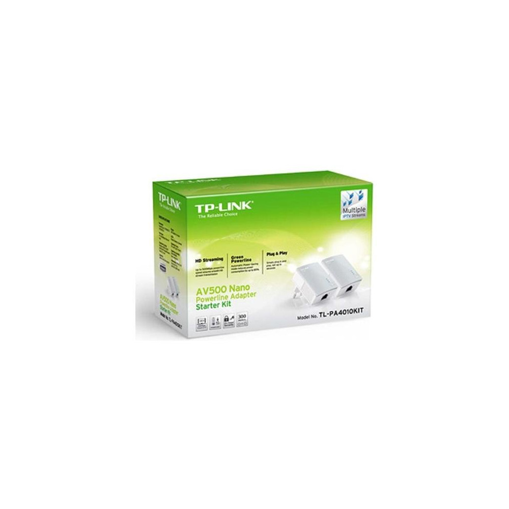 TP-LINK TL-PA4010KIT - POWERLINE LAN 2PZ AV600 TPLTLPA4010KIT
