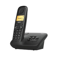 GIGASET A270A (NERO) - TELEFONO CORDLESS - FUNZIONE SVEGLIA - VIVAVOCE - SEGRETERIA SIEA270A