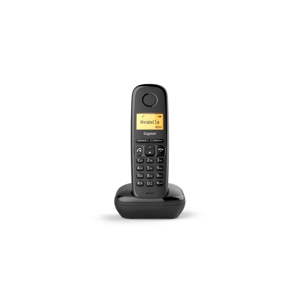 GIGASET A270 (NERO) - TELEFONO CORDLESS - FUNZIONE SVEGLIA SIEA270BK
