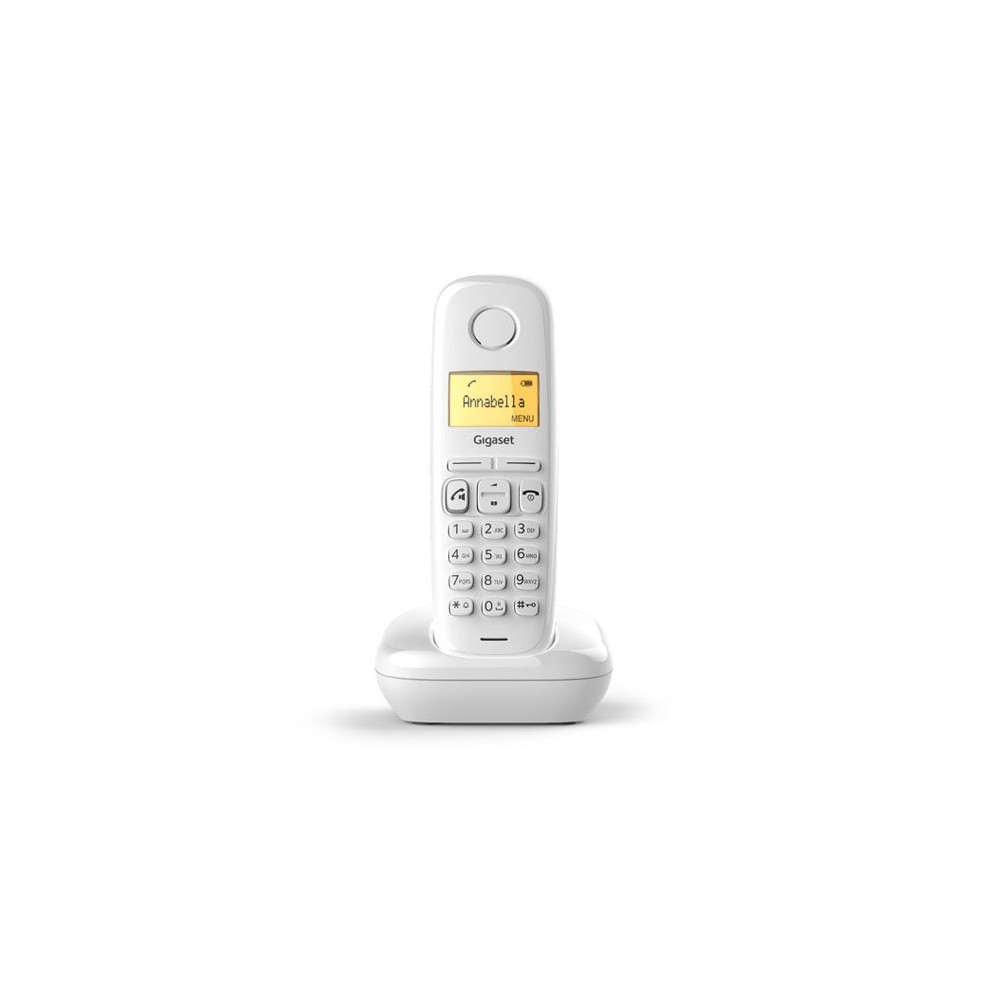 GIGASET A270 (BIANCO) - TELEFONO CORDLESS - FUNZIONE SVEGLIA SIEA270W