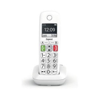 GIGASET E290 (BIANCO) - TELEFONO CORDLESS SENIOR - VIVAVOCE - TASTI GRANDI SIEE290W
