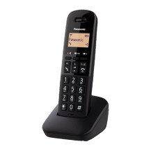 PANASONIC KX-TGB610JT (NERO) - TELEFONO CORDLESS - IMPUGNATURA ANTISCIVOLO - AUTONOMIA IN CHIAMATA 18H PANKXTGB610BK