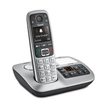 GIGASET E560A (PLATINO) - TELEFONO CORDLESS - VIVAVOCE - SEGRETERIA SIEE560A
