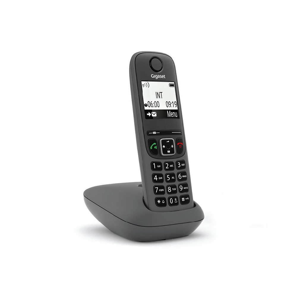 GIGASET AS490 (NERO) - TELEFONO CORDLESS - VIVAVOCE SIEAS490BK
