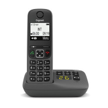 GIGASET AS490A (NERO) - TELEFONO CORDLESS - VIVAVOCE - SEGRETERIA SIEAS490ABK