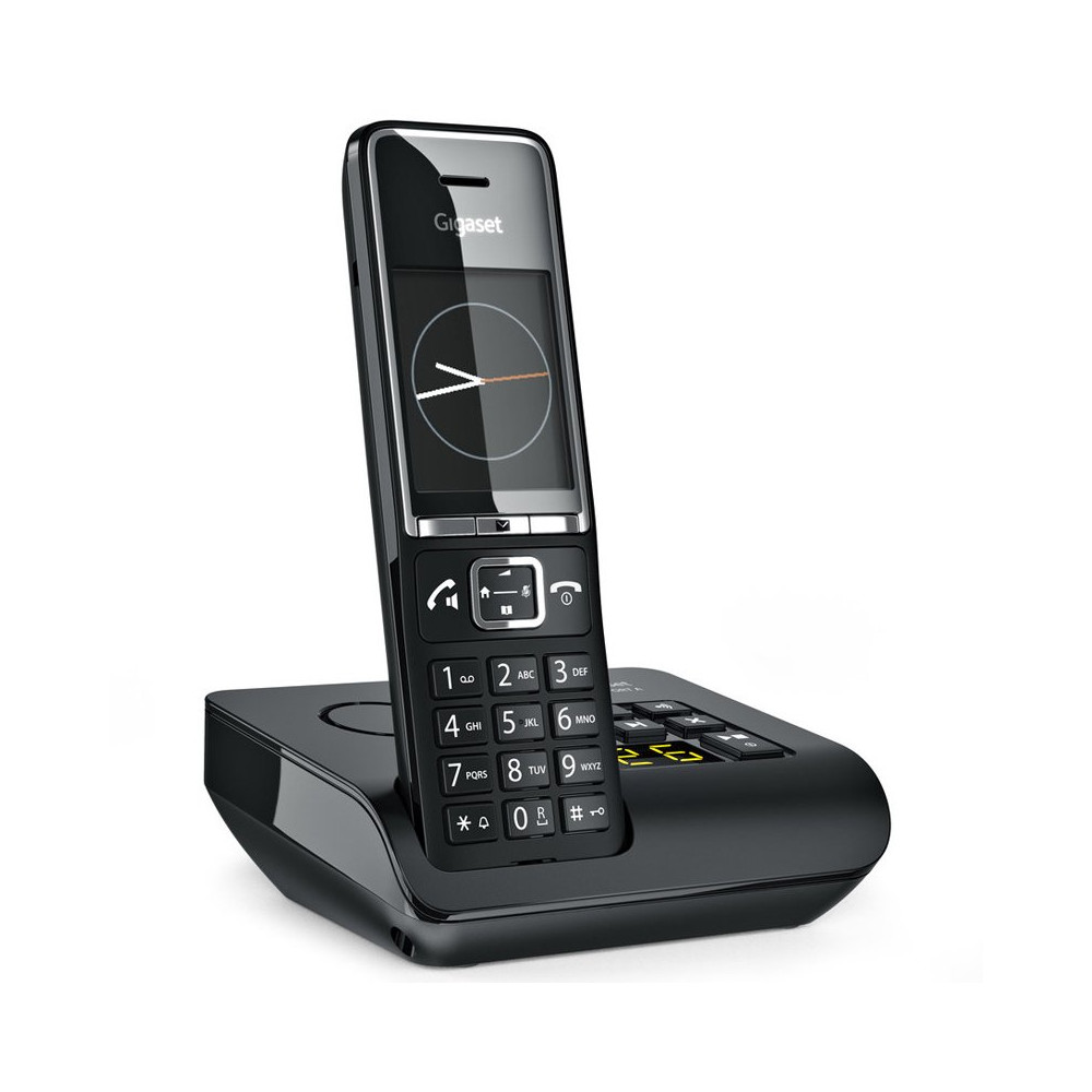 GIGASET COMFORT 550A (NERO) - TELEFONO CORDLESS CON SEGRETERIA E VIVAVOCE SIECOMFORT550A