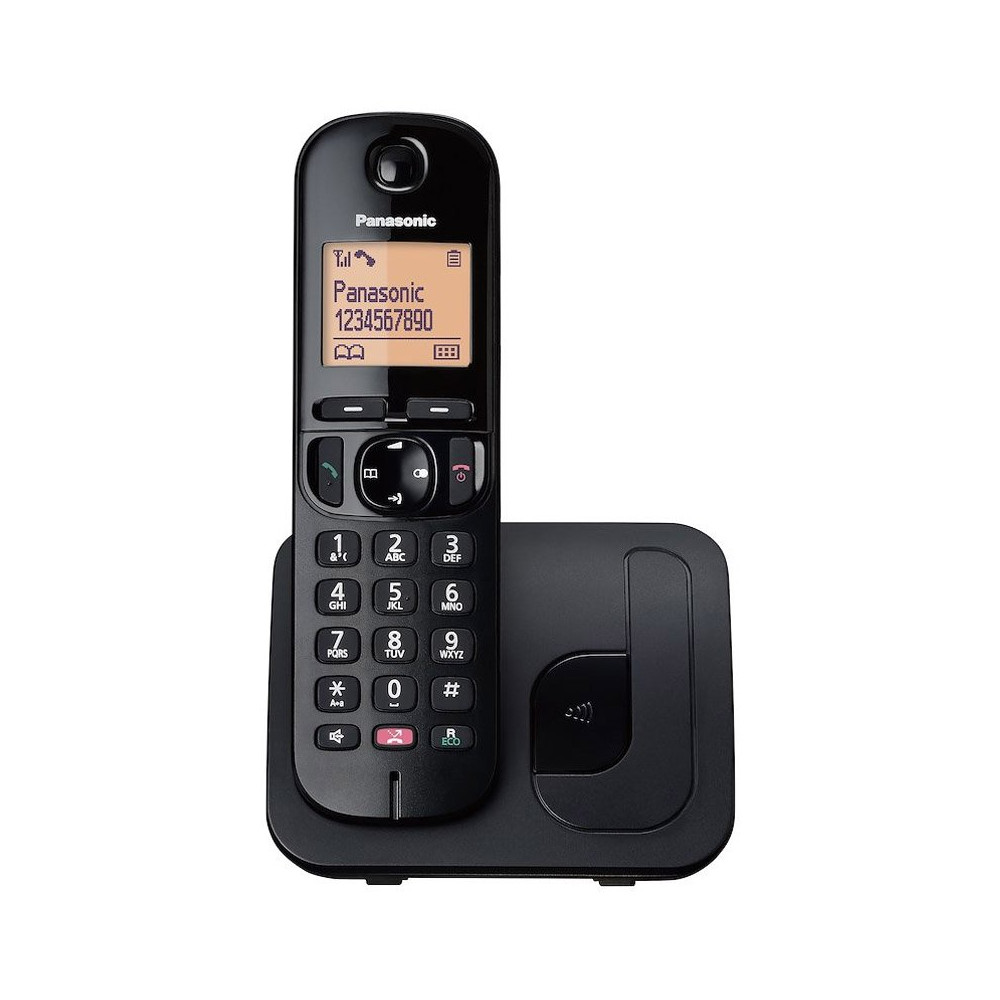 PANASONIC KX-TGC250JTB BLACK - TELEFONO CORDLESS SINGOLO - VIVAVOCE PANKXTGC250JTB