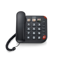 BRONDI BRAVO 15 (NERO) - TELEFONO CORDED - TASTI GRANDI BROBRAVO15BK