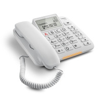 GIGASET DL380 (BIANCO) - TELEFONO CORDED - DISPLAY - VIVAVOCE - TASTI GRANDI SIEDL380W