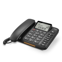 GIGASET DL380 (NERO) - TELEFONO CORDED - DISPLAY - VIVAVOCE - TASTI GRANDI SIEDL380BK