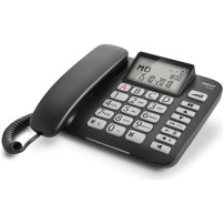 GIGASET DL580 (NERO) - TELEFONO CORDED - MAXI DISPLAY - TASTI GRANDI - SUONO AMPLIFICATO SIEDL580BK