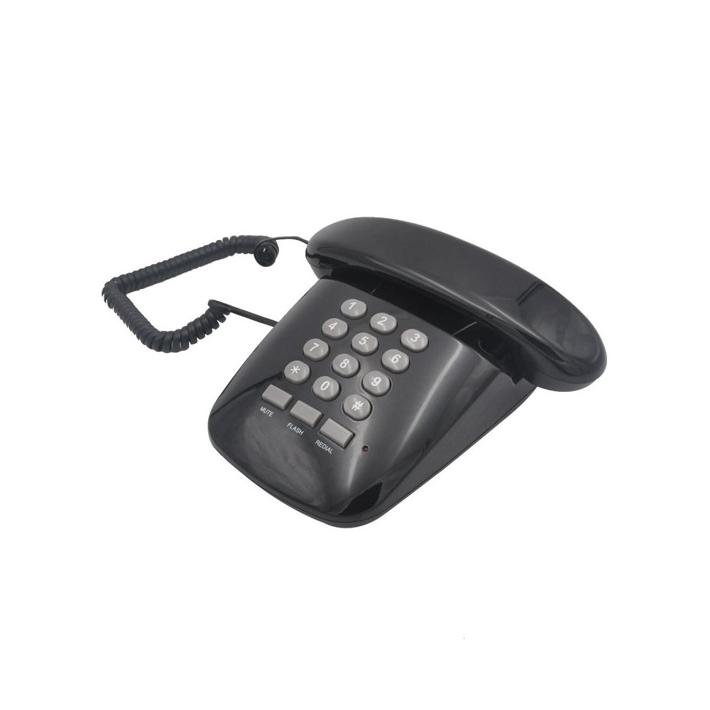 BRONDI SOLE (NERO) - TELEFONO CORDED - DESIGN RETRO BROSOLEBK