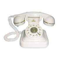 BRONDI VINTAGE 20 (BIANCO) - TELEFONO CORDED - DESIGN RETRO BROVINTAGE20W