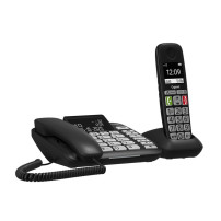 GIGASET DL780 PLUS (NERO) - TELEFONO CORDLESS + CORDED - MAXI DISPLAY - VIVAVOCE - TASTI GRANDI SIEDL780PLUSBK