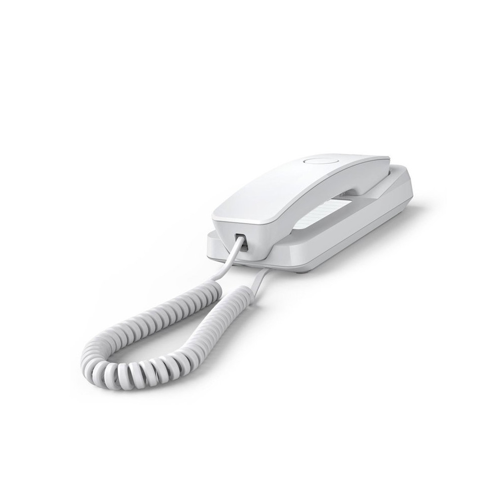 GIGASET DESK 200 (BIANCO) - TELEFONO CORDED - COMPATIBILE CENTRALINI TELEFONICI E APPARECCHI ACUSTICI SIEDESK200W