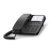 GIGASET DESK 400 (NERO) - TELEFONO CORDED - COMPATIBILE CENTRALINI TELEFONICI E APPARECCHI ACUSTICI SIEDESK400BK
