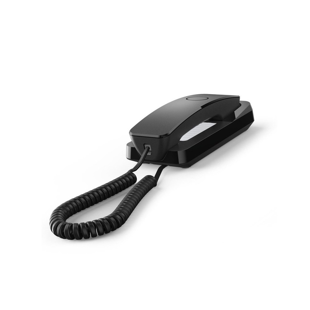 GIGASET DESK 200 (NERO) - TELEFONO CORDED - COMPATIBILE CENTRALINI TELEFONICI E APPARECCHI ACUSTICI SIEDESK200BK