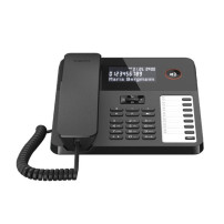 GIGASET DESK 600 (NERO) - TELEFONO CORDED - COMPATIBILE CENTRALINI TELEFONICI E APPARECCHI ACUSTICI SIEDESK600BK