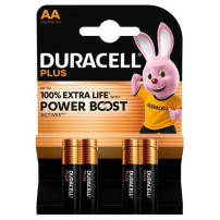 DURACELL PLUSPOWER BOOST (MN1500P) - BLISTER 4 BATTERIE STILO AA (MASTER CARTON 20 BLISTER) DURMN1500P