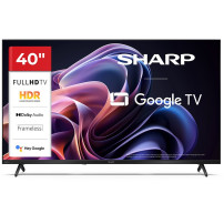 SHARP 40HF2265E - 40"" GOOGLE TV LED HD -  FRAMELESS - COMP. TV SAT - AUDIO DOLBY DIGITAL+ / DTS HD - CHROMECAST - BLACK - IT SH