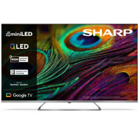 SHARP 55JP7265E - 55"" GOOGLE TV MINILED QLED 4K -  FRAMELESS - HARMAN / KARDON - AUDIO DOLBY DIGITAL+ / DTS HD - CHROMECAST - S