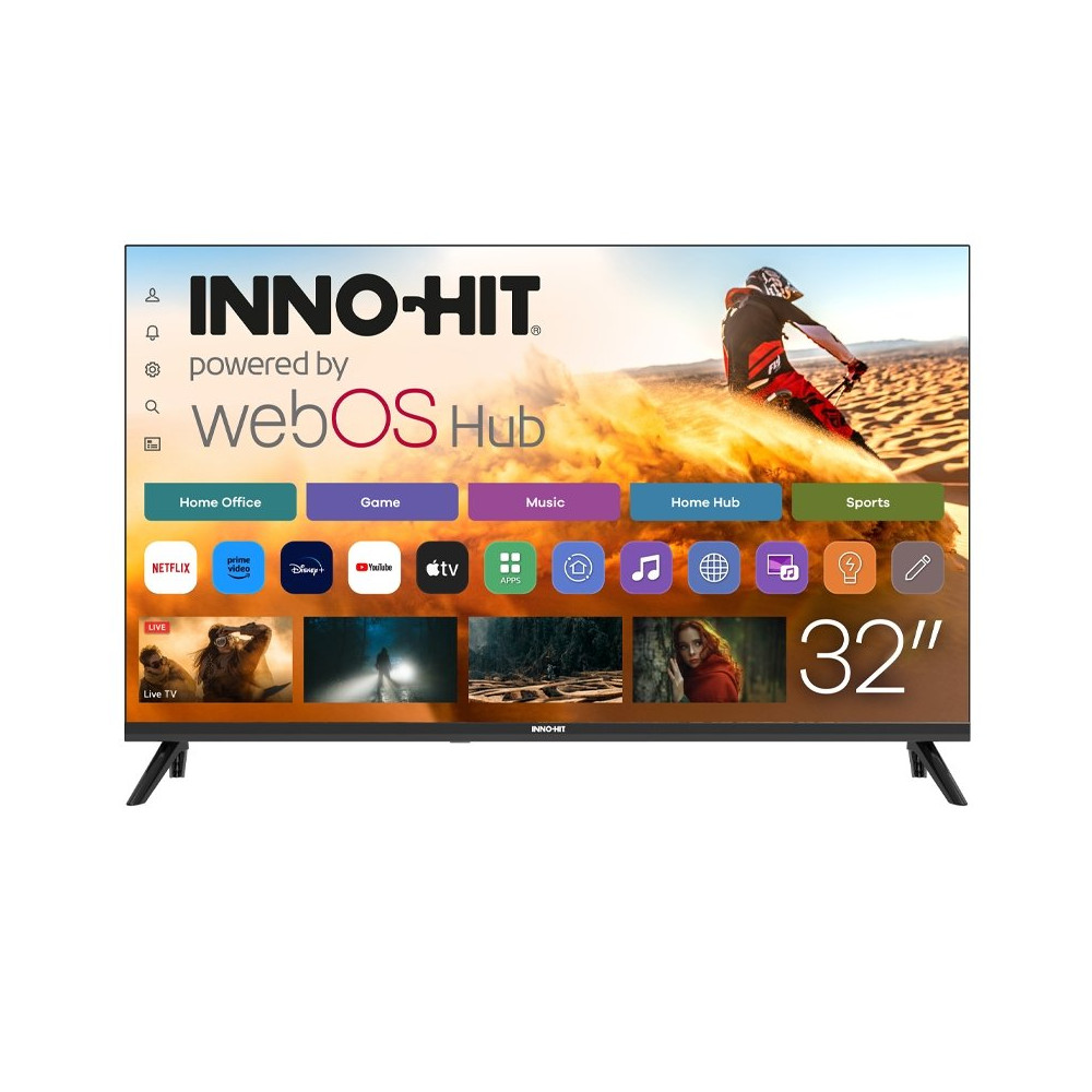 INNO HIT IH32FL2K - 32"" SMART TV LED HD - FRAMELESS - WEB OS - HDR10 - IT INNIH32FL2K
