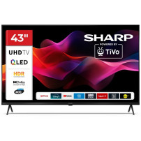 SHARP 43HM5245E - 43"" SMART TV QLED 4K - FRAMELESS - HDR - AUDIO HARMAN KARDON - IT SHA43HM5245E