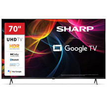 SHARP 70HL4265E - 70"" GOOGLE TV 4K LED - FRAMELESS - TV SAT CERTIFICATO - HDR - AUDIO HARMAN KARDON - BLACK - IT SHA70HL4265E