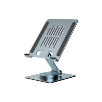 CONCEPTRONIC THANA09G - SUPPORTO TABLET IN ALLUMINIO - BASE GIREVOLE - H REGOLABILE CONTHANA09G