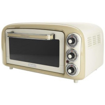 ARIETE FORNO VINTAGE BEIGE (0979/03) - 18L - 3 POSIZIONI COTTURA - TIMER 60 MIN - 1380W ARI979BE