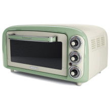 ARIETE FORNO VINTAGE VERDE (0979/04) - 18L - 3 POSIZIONI COTTURA - TIMER 60 MIN - 1380W ARI979GN
