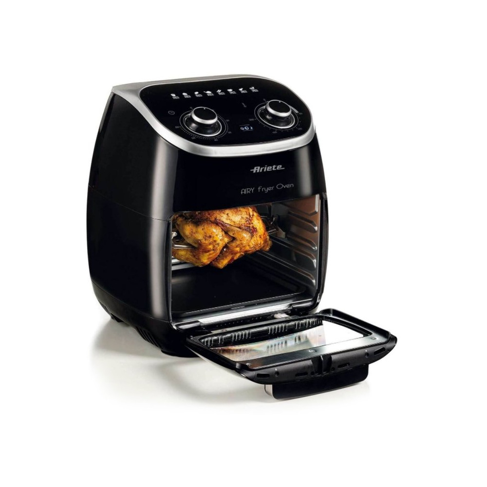 ARIETE AIRY FRYER OVEN (4619) - FRIGGITRICE AD ARIA E FORNO ELETTRICO - 11L - FUNZIONE GIRARROSTO - TIMER 60 MIN - 2000W ARI4619