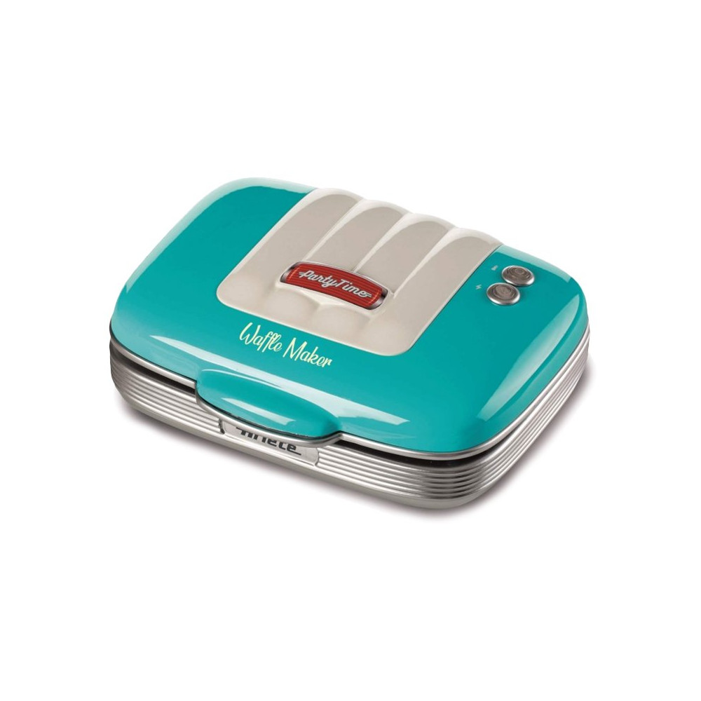 ARIETE WAFFLE MAKER AZZURRO (PARTY TIME) (1973/01 ) - PIASTRA ELETTRICA PER WAFFLE - 700W ARI1973