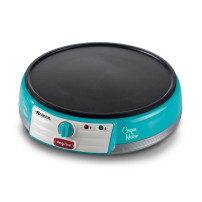 ARIETE CREPES MAKER AZZURRO (PARTY TIME) (0202/01) - PIASTRA ELETTRICA PER CREPES - 1000W ARI202