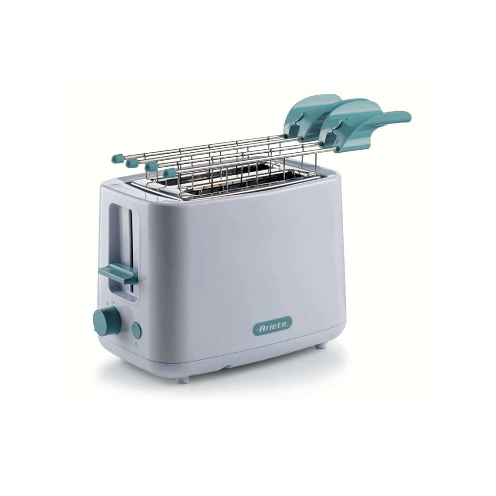 ARIETE BREAKFAST (0157/04) - TOSTAPANE ELETTRICO - 7 LIVELLI DORATURA - ESPULSIONE AUTOMATICA - 760W ARI157/04