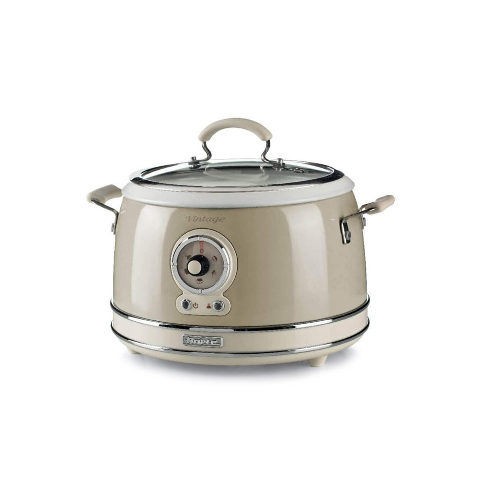 ARIETE CUOCIRISO VINTAGE BEIGE (2904/03) - 5 FUNZIONI COTTURA - 3.5LT (RISO 1.8LT) - 700W ARI2904/03