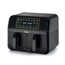 ARIETE AIRY FRYER DUAL BLACK (4623) - FRIGGITRICE AD ARIA - 8L - DOPPIO CESTELLO - TOUCH CONTROL - TIMER 60 MIN - 1700W ARI4623