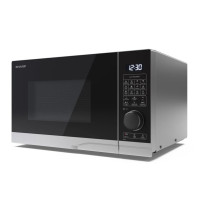 SHARP YC-PC254AE-S - FORNO A MICROONDE 25LT - 900W - CONTROLLO DIGITALE - GRILL - 11 LIVELLI DI POTENZA - BLACK/SILVER SHAYCPC25