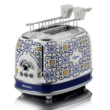 ARIETE TOASTER CAPRI EDITION (155) - TOSTAPANE ELETTRICO IN METALLO - 6 LIVELLI DORATURA - ESPULSIONE AUTOMATICA - 2 FETTE - 815