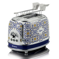 ARIETE TOASTER CAPRI EDITION (155) - TOSTAPANE ELETTRICO IN METALLO - 6 LIVELLI DORATURA - ESPULSIONE AUTOMATICA - 2 FETTE - 815